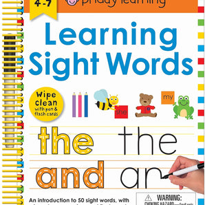 Learning Sight Words (Wipe Clean Learning)