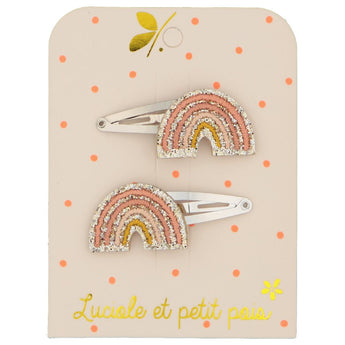 Luciole Et Petit Pois Chic Handmade Rainbow Hair Clips Vibrant & Eco Friendly | Hair Accessories - My Little Thieves