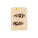 Luciole Et Petit Pois Chic Leopard Pattern Hair Clips Stylish & Versatile | Hair Accessories