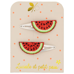 Luciole Et Petit Pois Elegant Fruit Inspired Hair Clips Handmade & Organic | Hair Accessories