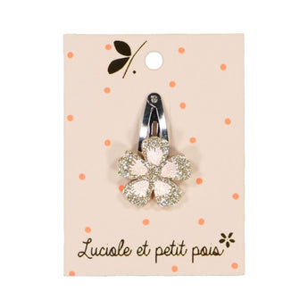 Luciole Et Petit Pois Mini Flower Hair Clip Sparkle & Elegance | Hair Accessories