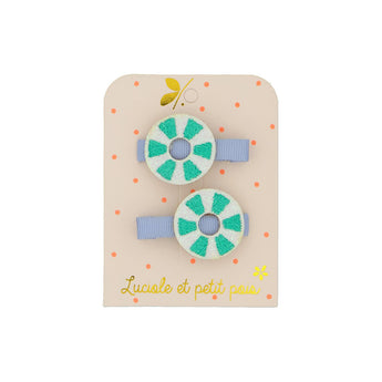 Luciole Et Petit Pois Stylish Buoy Hair Clips Eco Friendly Elegance | Hair Accessories