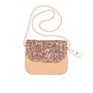 Velvet & Sequin Girl's Handbag – Glamorous & Functional Design