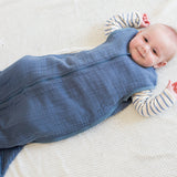 Lulujo 100% Cotton Muslin Sleep Sack | Breathable Baby Sleeping Bag