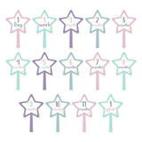 Lulujo Baby's First Year Milestone Blanket & Cards Set | Premium Muslin Gift