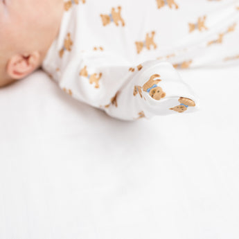 Lulujo Bamboo Footed Sleepsuit | Soft Baby Gift For Newborns