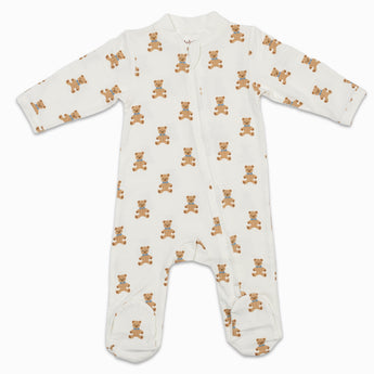 Lulujo Bamboo Footed Sleepsuit | Soft Baby Gift For Newborns