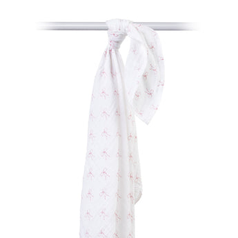 Lulujo Bamboo Muslin Swaddle Blankets 3 Pack | Baby Essentials Gift Set