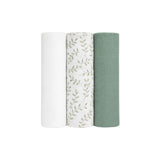 Lulujo Bamboo Muslin Swaddle Blankets 3 Pack | Baby Essentials Gift Set