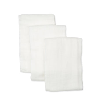 Lulujo Bamboo Muslin Swaddle Blankets 3 Pack | Silky Soft 70% Bamboo Viscose