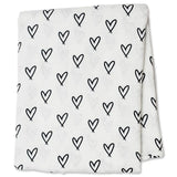 Lulujo Bamboo Muslin Swaddle Blankets 3 Pack | Silky Soft 70% Bamboo Viscose