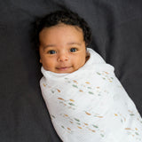 Lulujo Cotton Muslin Swaddles 2 Pack | Ultra Soft Breathable Baby Blankets