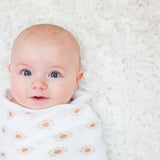 Lulujo Cotton Muslin Swaddles 2 Pack | Ultra Soft Breathable Baby Blankets