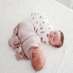 Lulujo Cotton Muslin Swaddles 2 Pack | Ultra Soft Breathable Baby Blankets