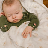 Lulujo Cotton Muslin Swaddles 2 Pack | Ultra Soft Breathable Baby Blankets