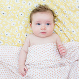 Lulujo Cotton Muslin Swaddles 2 Pack | Ultra Soft Breathable Baby Blankets