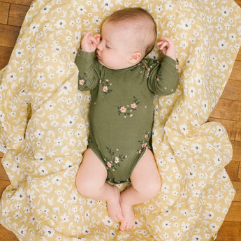 Lulujo Cotton Muslin Swaddles 2 Pack | Ultra Soft Breathable Baby Blankets