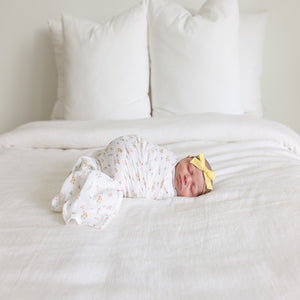 Lulujo Cotton Muslin Swaddles 2 Pack | Ultra Soft Breathable Baby Blankets