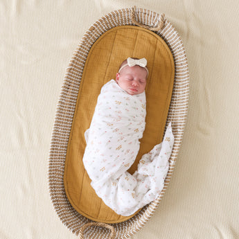 Lulujo Cotton Muslin Swaddles 2 Pack | Ultra Soft Breathable Baby Blankets