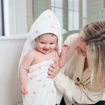 Lulujo Cozy Hooded Baby Towel Soft, Stylish & Versatile | Bath Towel