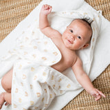 Lulujo Cozy Hooded Baby Towel Soft, Stylish & Versatile | Bath Towel