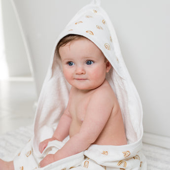 Lulujo Cozy Hooded Baby Towel Soft, Stylish & Versatile | Bath Towel