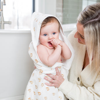 Lulujo Cozy Hooded Baby Towel Soft, Stylish & Versatile | Bath Towel