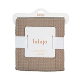 Lulujo Cozy Waffle Blanket For Babies | 100% Cotton Soft Comfort