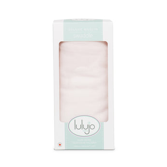 Lulujo Luxurious Bamboo Swaddle Blanket | 70% Bamboo 30% Cotton Extra Large