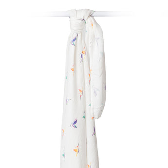Lulujo Luxurious Bamboo Swaddle Blanket | 70% Bamboo 30% Cotton Extra Large