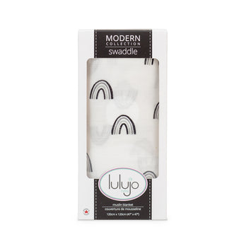 Lulujo Luxurious Bamboo Swaddle Blanket | 70% Bamboo 30% Cotton Extra Large