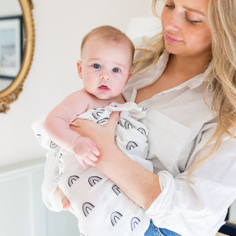 Lulujo Luxurious Bamboo Swaddle Blanket | 70% Bamboo 30% Cotton Extra Large