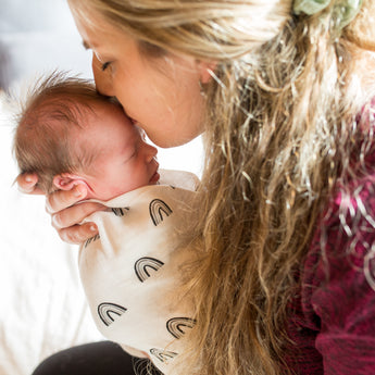 Lulujo Luxurious Bamboo Swaddle Blanket | 70% Bamboo 30% Cotton Extra Large