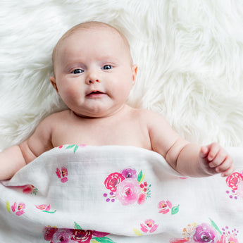 Lulujo Luxurious Bamboo Swaddle Blanket | 70% Bamboo 30% Cotton Extra Large