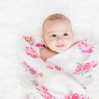 Lulujo Luxurious Bamboo Swaddle Blanket | 70% Bamboo 30% Cotton Extra Large