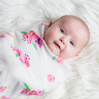 Lulujo Luxurious Bamboo Swaddle Blanket | 70% Bamboo 30% Cotton Extra Large