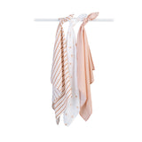 Lulujo Muslin Cloths 100% Cotton 3 Pack 70x70cm | Soft Baby Essentials