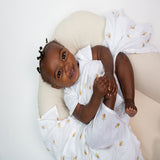 Lulujo Muslin Swaddle Blanket 100x100cm | Soft Breathable Baby Essential