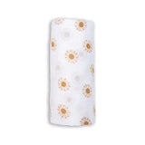 Lulujo Muslin Swaddle Blanket 100x100cm | Soft Breathable Baby Essential