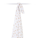 Lulujo Muslin Swaddle Blanket 100x100cm | Soft Breathable Baby Essential
