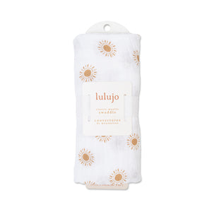Lulujo Muslin Swaddle Blanket 100x100cm | Soft Breathable Baby Essential