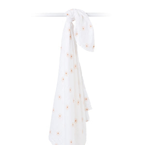 Lulujo Muslin Swaddle Blanket 100x100cm | Soft Breathable Baby Essential