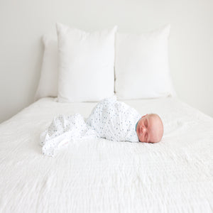 Lulujo Muslin Swaddle Blanket 100x100cm | Soft Breathable Baby Essential