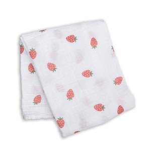 Lulujo Muslin Swaddle Blanket 100x100cm | Soft Breathable Baby Essential