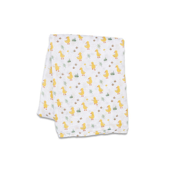 Lulujo Muslin Swaddle Blanket 100x100cm | Soft Breathable Baby Essential