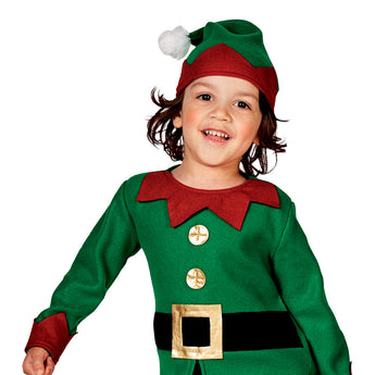 Mad Toys Kids Christmas Elf Costume | Festive Holiday Dress Up Unisex