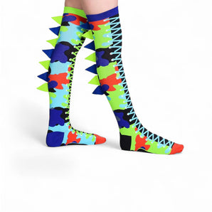 MADMAX Dinosaur Socks with Spikes