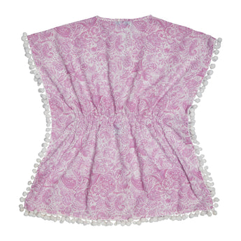 Marie Raxevsky Girls'paisley Lillac Kaftan | Cover Up