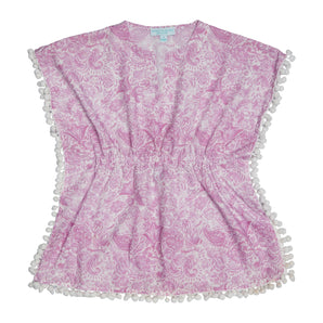 Marie Raxevsky Girls'paisley Lillac Kaftan | Cover Up