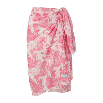 Marie Raxevsky Jungle Pink Girls Mini Pareo | Kids Beach